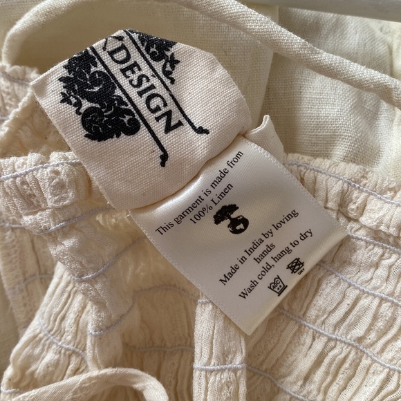 Timjan Design Off White Esmeralda Dress M - Picture 13 of 13